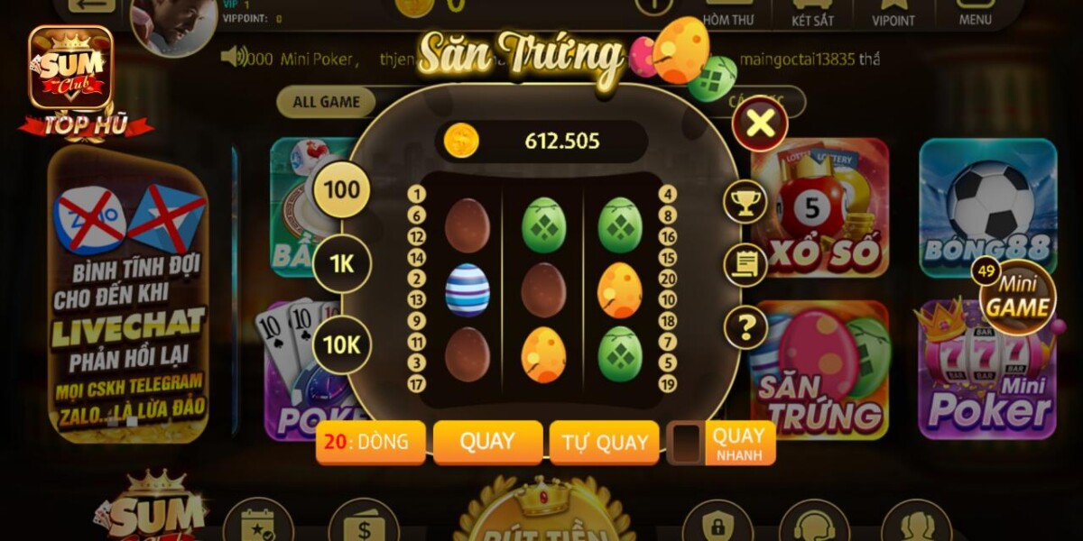 Các bước quay hũ tại Săn Trứng khá đơn giản và dễ hiểu